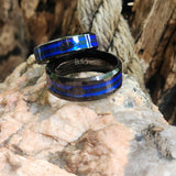 Boldness -  New Version MARRIAGE Black Stainless Steel Ring Band For Him.