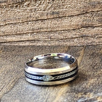 Boldness -  New Version MARRIAGE Stainless Steel  Ring Band for Him.