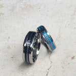 Boldness -  New Version MARRIAGE Glowing Stainless Steel Ring Band for Her.