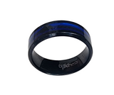 Boldness -  New Version MARRIAGE Black Stainless Steel Ring Band For Him.