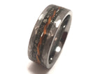 Boldness - Exotic SINGLE ADULT Hammered Tungsten.