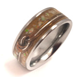 Casual - Boldness MARRIAGE Stainless Steel Ring Band for Her.