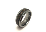 Boldness - Personalize, Exotic SINGLE ADULT, Tungsten Ring Band for Him.