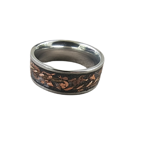 Casual - Boldness SINGLE ADULT Stainless Steel Ring "Copper King"