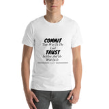 COMMITMENT -  Men's short-Sleeve Unisex T-Shirt